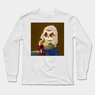 Sloth the milkmaid Long Sleeve T-Shirt